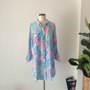 Lily Pulitzer Natalie cover-up sz XL